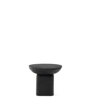 Load image into Gallery viewer, Ovak side table in solid acacia wood with black finish FSC 100% Ø50cm