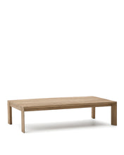 Load image into Gallery viewer, Ambra coffee table in solid acacia wood with light finish 82.5 x 140cm FSC 100% - image 2