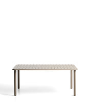 Load image into Gallery viewer, Brai outdoor table in taupe galvanised steel 180 x 90cm
