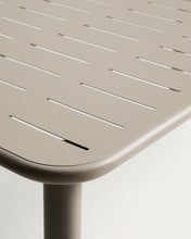 Load image into Gallery viewer, Brai outdoor table in taupe galvanised steel 180 x 90cm - image 6