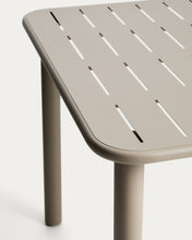 Load image into Gallery viewer, Brai outdoor table in taupe galvanised steel 180 x 90cm - image 7