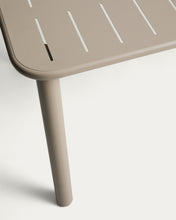 Load image into Gallery viewer, Brai outdoor table in taupe galvanised steel 180 x 90cm - image 8