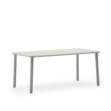 Load image into Gallery viewer, Brai outdoor table in turquoise galvanised steel 180 x 90cm - image 3