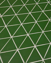 Load image into Gallery viewer, Maurina outdoor table in green galvanised steel with green tiles 223 x 101cm - image 7