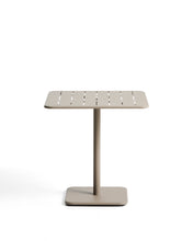 Load image into Gallery viewer, Brai outdoor table in taupe galvanised steel 70 x 70cm
