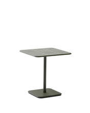 Load image into Gallery viewer, Brai outdoor table in green galvanised steel 70 x 70cm - image 2