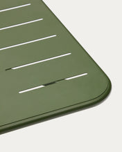 Load image into Gallery viewer, Brai outdoor table in green galvanised steel 70 x 70cm - image 5
