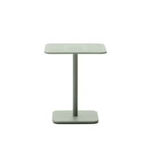 Load image into Gallery viewer, Brai outdoor table in turquoise galvanised steel 70 x 70cm