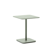 Load image into Gallery viewer, Brai outdoor table in turquoise galvanised steel 70 x 70cm - image 3