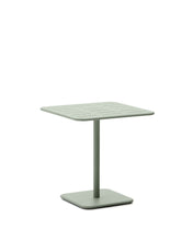 Load image into Gallery viewer, Brai outdoor table in turquoise galvanised steel 70 x 70cm - image 4