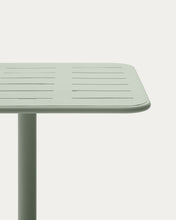 Load image into Gallery viewer, Brai outdoor table in turquoise galvanised steel 70 x 70cm - image 7