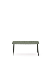 Load image into Gallery viewer, Zivia outdoor coffee table in green galvanised steel 90 x 50cm - image 4