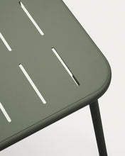 Load image into Gallery viewer, Zivia outdoor coffee table in green galvanised steel 90 x 50cm - image 8