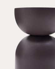 Load image into Gallery viewer, Side table Rachell made of metal with a purple painted finish Ø30 cm - image 5