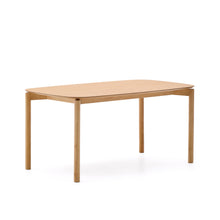 Load image into Gallery viewer, Indara table in ash veneer with natural finish 160 x 90 cm