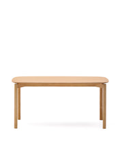 Load image into Gallery viewer, Indara table in ash veneer with natural finish 160 x 90 cm - image 4