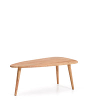 Load image into Gallery viewer, Duvani coffee table in solid acacia wood with bleached finish Ø110 x 60cm - image 2