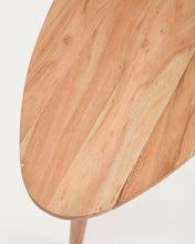 Load image into Gallery viewer, Duvani coffee table in solid acacia wood with bleached finish Ø110 x 60cm - image 7