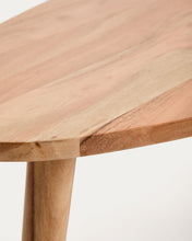 Load image into Gallery viewer, Duvani coffee table in solid acacia wood with bleached finish Ø110 x 60cm - image 8
