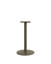 Load image into Gallery viewer, Esilda outdoor tall round table with green cement top Ø70cm and green steel base Ø55x96cm - image 4