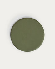 Load image into Gallery viewer, Esilda outdoor tall round table with green cement top Ø70cm and green steel base Ø55x96cm - image 6