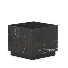 Load image into Gallery viewer, Sorein side table in black marble 40 x 40 cm - image 3