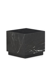 Load image into Gallery viewer, Sorein side table in black marble 40 x 40 cm - image 4