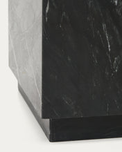 Load image into Gallery viewer, Sorein side table in black marble 40 x 40 cm - image 11