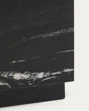 Load image into Gallery viewer, Sorein side table in black marble 40 x 40 cm - image 12