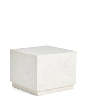 Load image into Gallery viewer, Sorein side table in white marble 50 x 50 cm - image 2