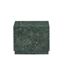 Load image into Gallery viewer, Sorein side table in green marble 50 x 50 cm