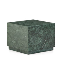 Load image into Gallery viewer, Sorein side table in green marble 50 x 50 cm - image 3