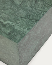 Load image into Gallery viewer, Sorein side table in green marble 50 x 50 cm - image 8