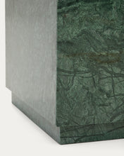 Load image into Gallery viewer, Sorein side table in green marble 50 x 50 cm - image 9