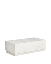 Load image into Gallery viewer, Sorein coffee table in white marble 100 x 50 cm - image 2