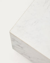 Load image into Gallery viewer, Sorein coffee table in white marble 100 x 50 cm - image 4