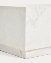 Load image into Gallery viewer, Sorein coffee table in white marble 100 x 50 cm - image 5