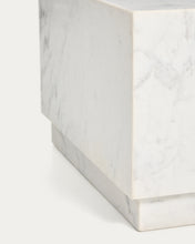 Load image into Gallery viewer, Sorein coffee table in white marble 100 x 50 cm - image 6