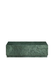 Load image into Gallery viewer, Sorein coffee table in green marble 100 x 50 cm