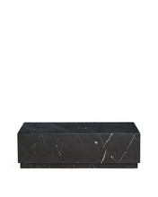 Load image into Gallery viewer, Sorein coffee table in black marble 100 x 50 cm