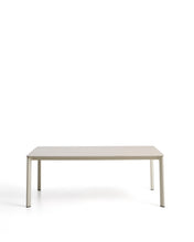 Load image into Gallery viewer, Anafi table in sintered stone and ecru aluminium 180 x 90 cm