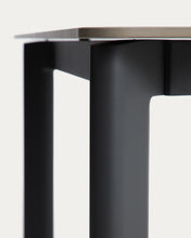 Load image into Gallery viewer, Anafi table in sintered stone and graphite aluminium 180 x 90cm - image 6