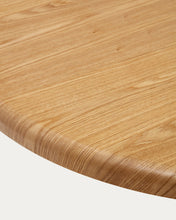 Load image into Gallery viewer, Mailen oval table in ash wood veneer with natural finish, Ø 220 x 105 cm - image 6