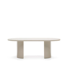 Load image into Gallery viewer, Nealy table in a lacquered MDF in an ecru finish, 200 x 100 cm - image 2