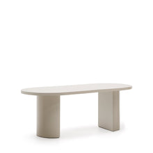 Load image into Gallery viewer, Nealy table in a lacquered MDF in an ecru finish, 200 x 100 cm - image 4