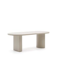 Load image into Gallery viewer, Nealy table in a lacquered MDF in an ecru finish, 200 x 100 cm - image 5