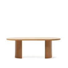 Load image into Gallery viewer, Nealy table with an oak veneer in a natural finish, 200 x 100 cm - image 3