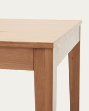 Load image into Gallery viewer, Yain extendable table with oak veneer and solid oak, 160 (220) x 80 cm - image 11