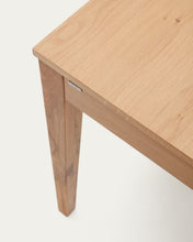 Load image into Gallery viewer, Yain extendable table with oak veneer and solid oak, 160 (220) x 80 cm - image 12