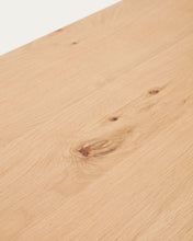 Load image into Gallery viewer, Yain extendable table with oak veneer and solid oak, 160 (220) x 80 cm - image 14